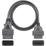 Cablu prelungitor OBD2 Techstar de 100 cm, male-female 16 pini 26AWG