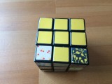 cub rubik model design floral flori fructe jucarie de colectie hobby