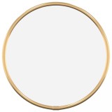 Cumpara ieftin Oglinda de perete rotunda, auriu, &Oslash; 20 cm