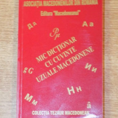 MIC DICTIONAR CU CUVINTE UZUALE MACEDONENE 2013