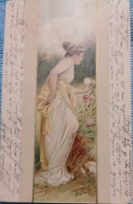 Carte postala, 1901 foto