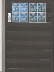 ROMANIA 1940 LP 137 INTELEGEREA BALCANICA BLOCURI DE 4 TIMBRE MNH NESTAMPILATA