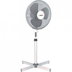 Ventilator cu picior Heller STV406 50W 40cm diamentru 3 viteze Alb/Gri foto