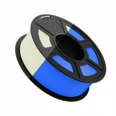 Rola filament, PLA, 1.75 mm, Albastru fluorescent, Sunlu