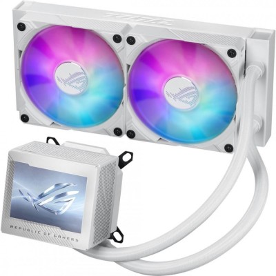 Cpu cooler asus rog ryujin iii 240 argb white water block water block dimention: 89 foto
