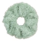 Elastic de Păr Femei, Model Blană, Culoare Verde Mentă, Oem