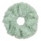 Elastic de Păr Femei, Model Blană, Culoare Verde Mentă