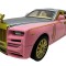 Macheta Rolls Royce Phantom roz 1/24 lumini sunet deschide tot