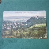 Carte postala CISNADIE - DEALUL SFANTULUI MIHAI ( CISNADIOARA ) , IN FUNDAL CISNADIE