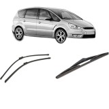 Cumpara ieftin Set 3 stergatoare FORD S-MAX (WA6) 2006-2014, parbriz si luneta, Bosch Twin-Aerotwin