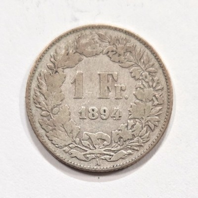 1 Franc 1894 - Elvetia foto