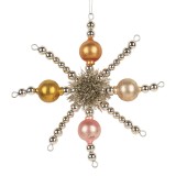 Cumpara ieftin Ornament brad Craciun sticla multicolora II 16x3x16 cm