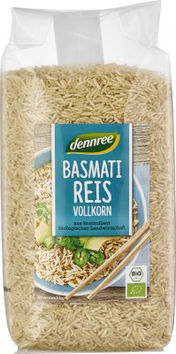 Orez basmati brun bio 1 kg Dennree foto