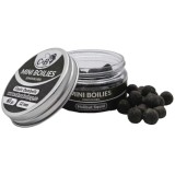 Mini Boilies C&amp;B Semisolubil, Halibut Squid, Negru, 12mm, 60g