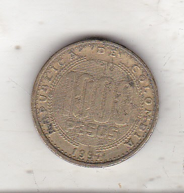 bnk mnd Columbia 1000 pesos 1997