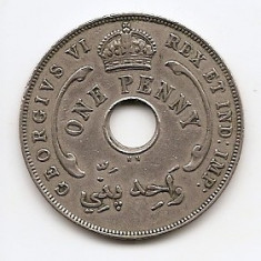 Africa de Vest Britanica 1 Penny 1937 KN - George V, Cupru-nichel, 31 mm KM-9