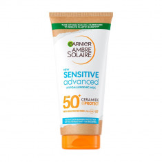 Lapte de corp pentru adulti Sensitive Advanced Ambre Solaire, SPF 50+, 175 ml, Garnier