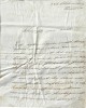 Scrisoare Nicolae Fratoștițeanu, Craiova, către Luța Cernătescu, Turnu Severin, 1867, timbru Carol I cu favoriți, 1866, negru, de 20 parale, francat