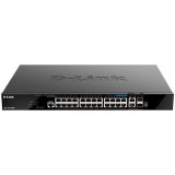 Switch DGS-1520-28MP, 28 porturi Gigabit, D-link