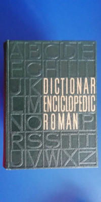 myh 34f - Dictionar enciclopedic roman - 4 volume - ed 1962 foto