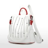 Rucsac dama, Lea GT1844, antifurt, model alb