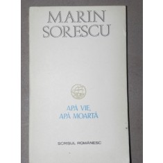 APA VIE APA MOARTA-MARIN SORESCU