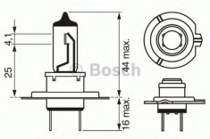 Bec, far faza lunga MERCEDES CLK (C209) (2002 - 2009) BOSCH 1 987 302 075 foto