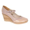 Pantofi dama din piele naturala bej cu varf lacuit Marimea 36 - LP104BEJBEJ