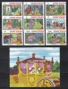 Grenada 1982 - Crăciun - Walt Disney - &bdquo;Robin Hood&rdquo;, Serie + Colita, MNH, Nestampilat
