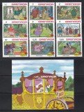 Grenada 1982 - Crăciun - Walt Disney - &bdquo;Robin Hood&rdquo;, Serie + Colita, MNH