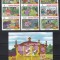 Grenada 1982 - Crăciun - Walt Disney - &bdquo;Robin Hood&rdquo;, Serie + Colita, MNH