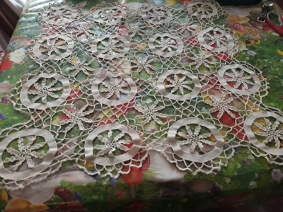 Macrame vintage ,Handmade foto
