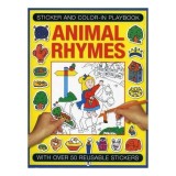 Sticker and Color-In Playbook : With over 50 Reusable Stickers