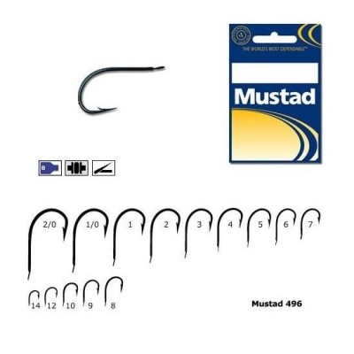 Carlig Mustad Auriu M264 cu Tija Scurta, 10buc/plic Nr.12 foto