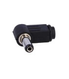 Mufa alimentare DC tata 5.5mm x 2.1mm pe cablu 14mm PC-2.1/5.5K-14, Oem