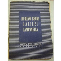 GIORDANO BRUNO GALILEI CAMPANELLA,1951