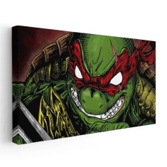 Tablou afis Testoasele Ninja desene animate 2196 Tablou canvas pe panza CU RAMA 30x60 cm