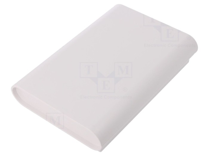Carcasă desktop ABS albă IP40