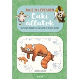 Rajz 10 l&eacute;p&eacute;sben - Cuki &aacute;llatok - Justine Lecouffe