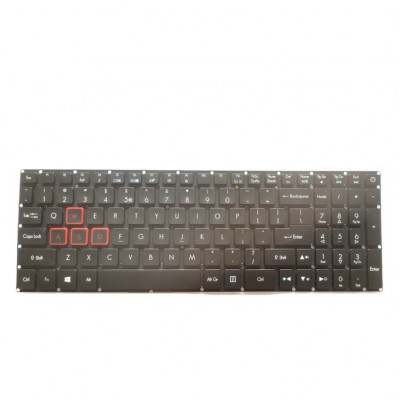 Tastatura Laptop, Acer, Aspire Nitro V17 VN7-793G, cu iluminare, layout US foto