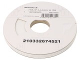 Manşon termocontractabil 4,8mm 13m alb fără adeziv