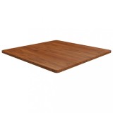 VidaXL Blat de masă pătrat maro &icirc;nchis 90x90x2,5 cm lemn stejar tratat