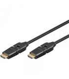 Cablu HDMI 360 3m V1.4 Ethernet 3D 4K UltraHD 2160p 30Hz Goobay