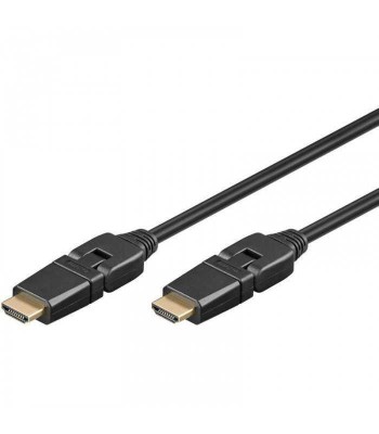 Cablu HDMI 360 3m V1.4 Ethernet 3D 4K UltraHD 2160p 30Hz Goobay foto