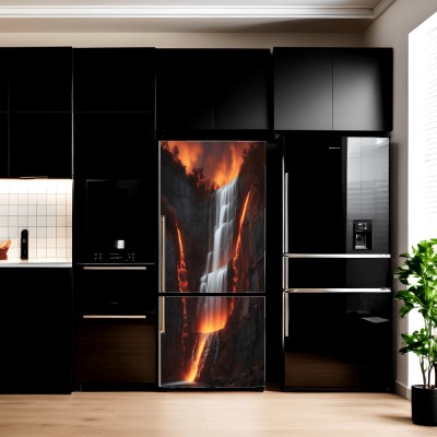 Folie imprimata color pentru decor Frigider, dimensiune 200 x 90cm, model: AVX-FR19 foto