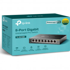 Switch TP-LINK TL-SG108E, Unmanaged Pro, 8 x 10/100/1000Mbps foto