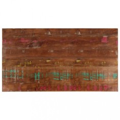 vidaXL Blat de masă, 100x60x2,5cm, dreptunghiular, lemn masiv reciclat