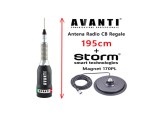 Cumpara ieftin Antena Statie CB AVANTI Regale 195cm + Magnet Storm 170PL