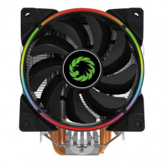 Cooler CPU Gamemax Gamma500 Rainbow, ARGB, 120mm (Negru)