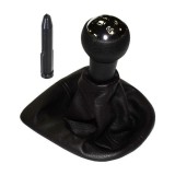 Nuca schimbator viteze cu manson, cu adaptor con de plastic, compatibil Peugeot 307, 5 viteze